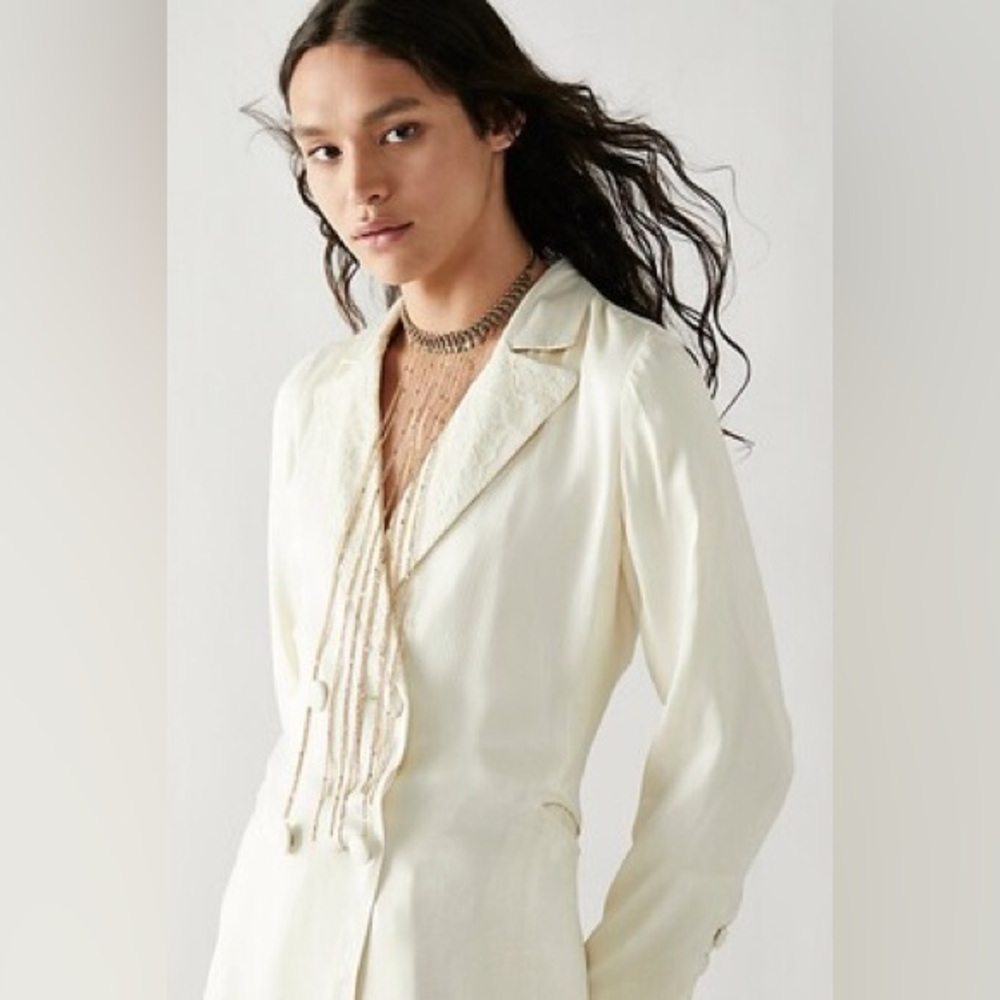 Free People The bounce body necklace gold.